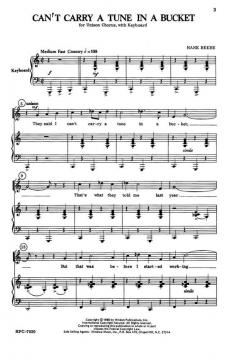 Can't Carry A Tune In A Bucket von Hank Beebe 
