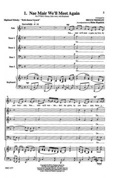 Three Scottish Highland Songs 