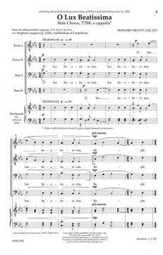O Lux Beatissima von Howard Helvey 