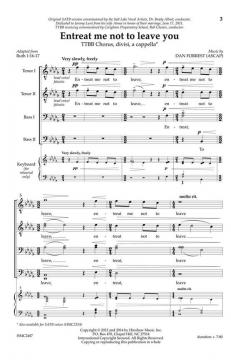 Entreat Me Not To Leave You von Dan Forrest 