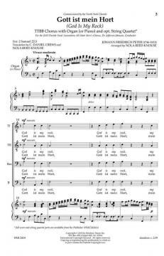 God Is My Rock (Gott Ist Mein Hort) von Johann Fr. PeterNola Reed Knouse 