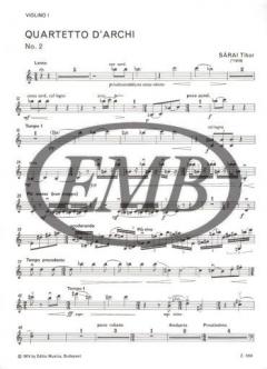 String Quartet No. 2 von Tibor Sarai 