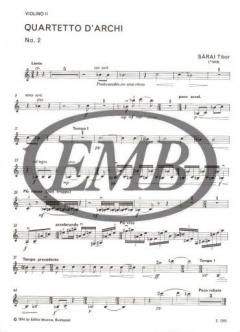 String Quartet No. 2 von Tibor Sarai 