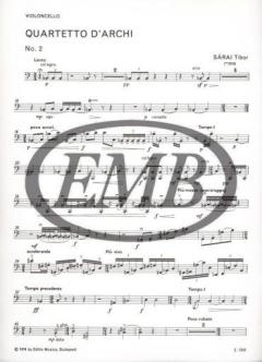 String Quartet No. 2 von Tibor Sarai 