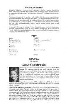 Kwangena Thina Bo von Lhente-Mari Pitout 