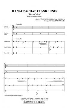 Hanacpachap Cussicuinin von Bocanegra Juan Perez 