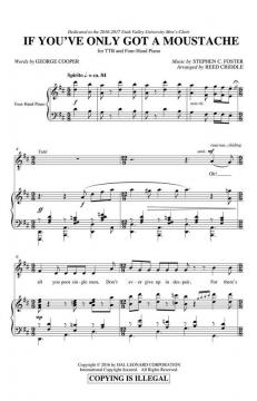 If You've Only Got a Moustache von Reed Criddle 