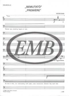 PremiÀre von Zoltan Kocsis 