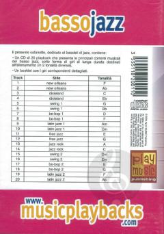 Music Playbacks CD: Basso Jazz (Italian) 