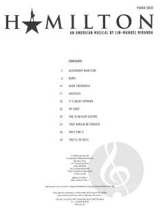 Hamilton Piano Solo von Lin-Manuel Miranda 