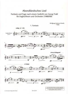 Abendländisches Lied von Wolfgang-Andreas Schultz (Download) 