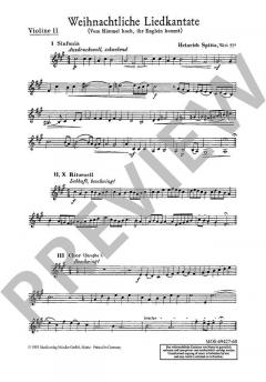 Weihnachtliche Liedkantate op. 551 von Heinrich Spitta (Download) 