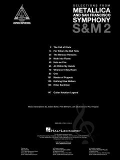 Selections from Metallica and San Francisco Symphony 