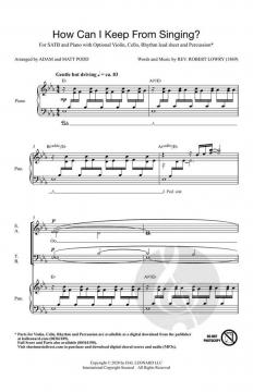 How Can I Keep from Singing 