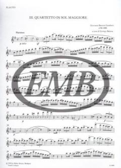 Tre quartetti No 3 (Giovanni Battista Gambaro) 