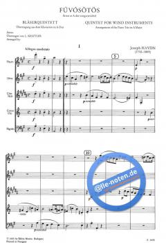 Quintet For Wind Instruments (Joseph Haydn) 