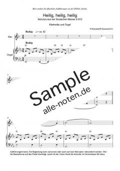 Zum Sanctus (Heilig, heilig) von Franz Schubert (Download) 