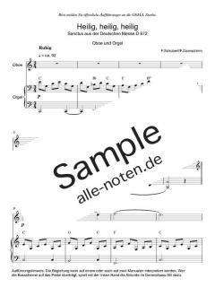 Zum Sanctus (Heilig, heilig) von Franz Schubert (Download) 