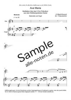 Ave Maria von Johann Sebastian Bach (Download) 