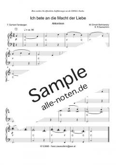Ich bete an die Macht der Liebe von Dmitri Stepanowitsch Bortniansky (Download) 