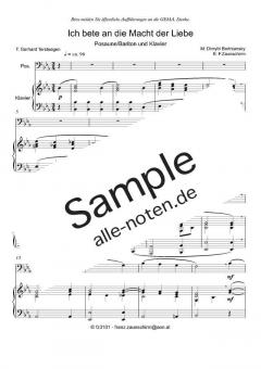 Ich bete an die Macht der Liebe von Dmitri Stepanowitsch Bortniansky (Download) 