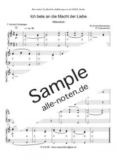 Ich bete an die Macht der Liebe von Dmitri Stepanowitsch Bortniansky (Download) 