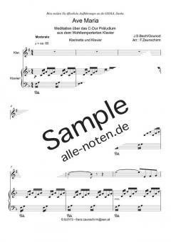 Ave Maria von Johann Sebastian Bach (Download) 