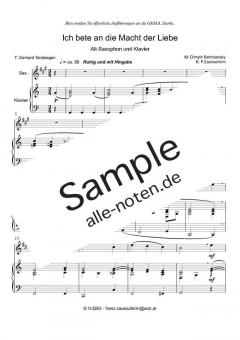 Ich bete an die Macht der Liebe von Dmitri Stepanowitsch Bortniansky 