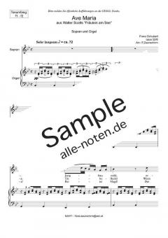 Ave Maria f1 - f2 von Franz Schubert (Download) 