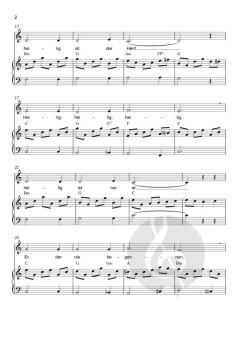 Zum Sanctus (Heilig, heilig) tief von Franz Schubert (Download) 