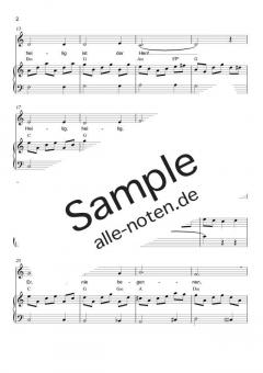 Zum Sanctus (Heilig, heilig) tief von Franz Schubert (Download) 