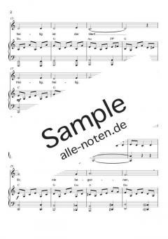 Zum Sanctus (Heilig, heilig) tief von Franz Schubert (Download) 