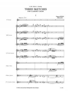 Three Sketches (Frigyes Hidas) 