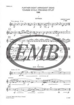 Further Eight Arrogant Ideas (Kamillo Lendvay) 