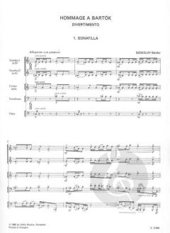 Hommage a Bartók (Sandor Szokolay) 