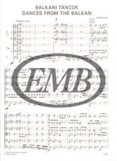 Dances From The Balkan For Brass Sextet (Istvan Bogar) 