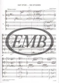 6 Studies For Brass Sextet (Frigyes Hidas) 