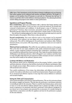 The Music Director's Cookbook 