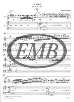 Sonata von Ivan Patachich 