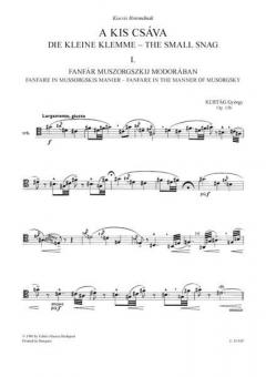 Die kleine Klemme op. 15b (György Kurtag) 