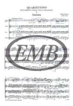 Quartettino von Rezsö Kokai 