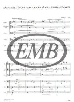 Archaic Dances for six instruments 