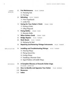 Acoustic Guitar Owner's Manual 