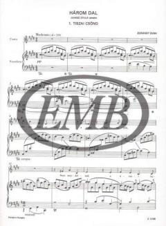 Three Songs With piano accompaniment, To poems by Gy.Juhász 