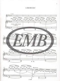 Three Songs With piano accompaniment, To poems by Gy.Juhász 