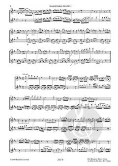 Duo Nr. 3 G-Dur op. 18 von Georg Abraham Schneider 
