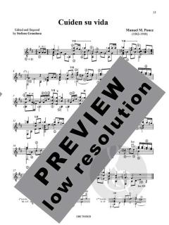 Six Works for Guitar von Manuel Maria Ponce 