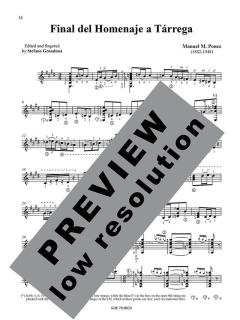 Six Works for Guitar von Manuel Maria Ponce 