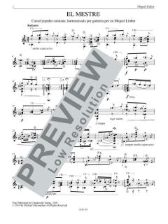 Llobet Guitar Works Vol.1 von Miguel Llobet 