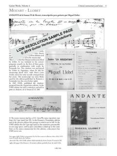 Llobet Guitar Works Vol.4 - Transcriptions I von Miguel Llobet 